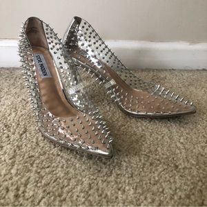 Steve Madden Clear heels